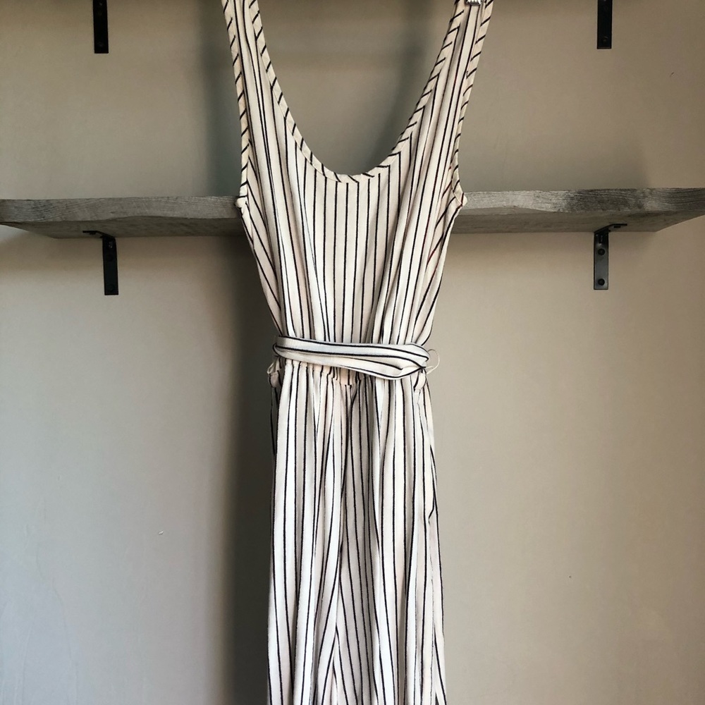 GAP Black & White Cropped Wide Leg Short Jumper